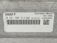2010 Ford E350sd PCM Engine Control Computer ECU ECM PCU OEM P/N:S66FF 0261S05514, AC2A-12A650-CC Fits OEM Used Auto Parts -