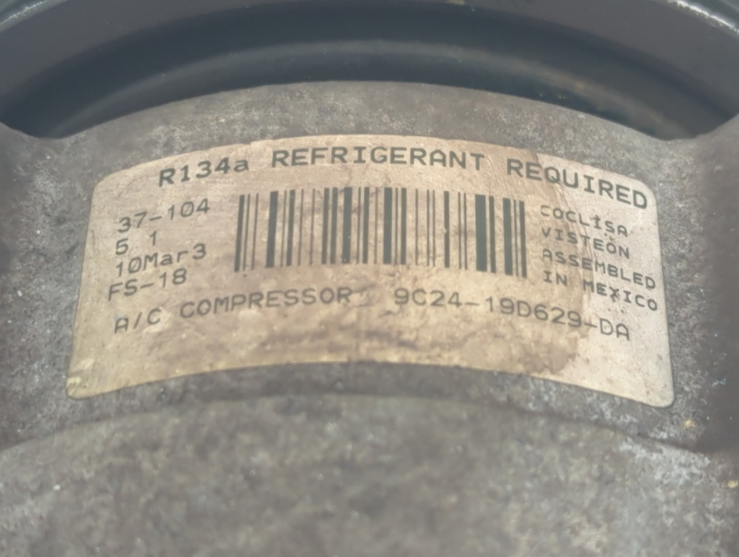 Ford Econoline Air Conditioning A/c Ac Compressor Oem - Oemusedautoparts1.com
