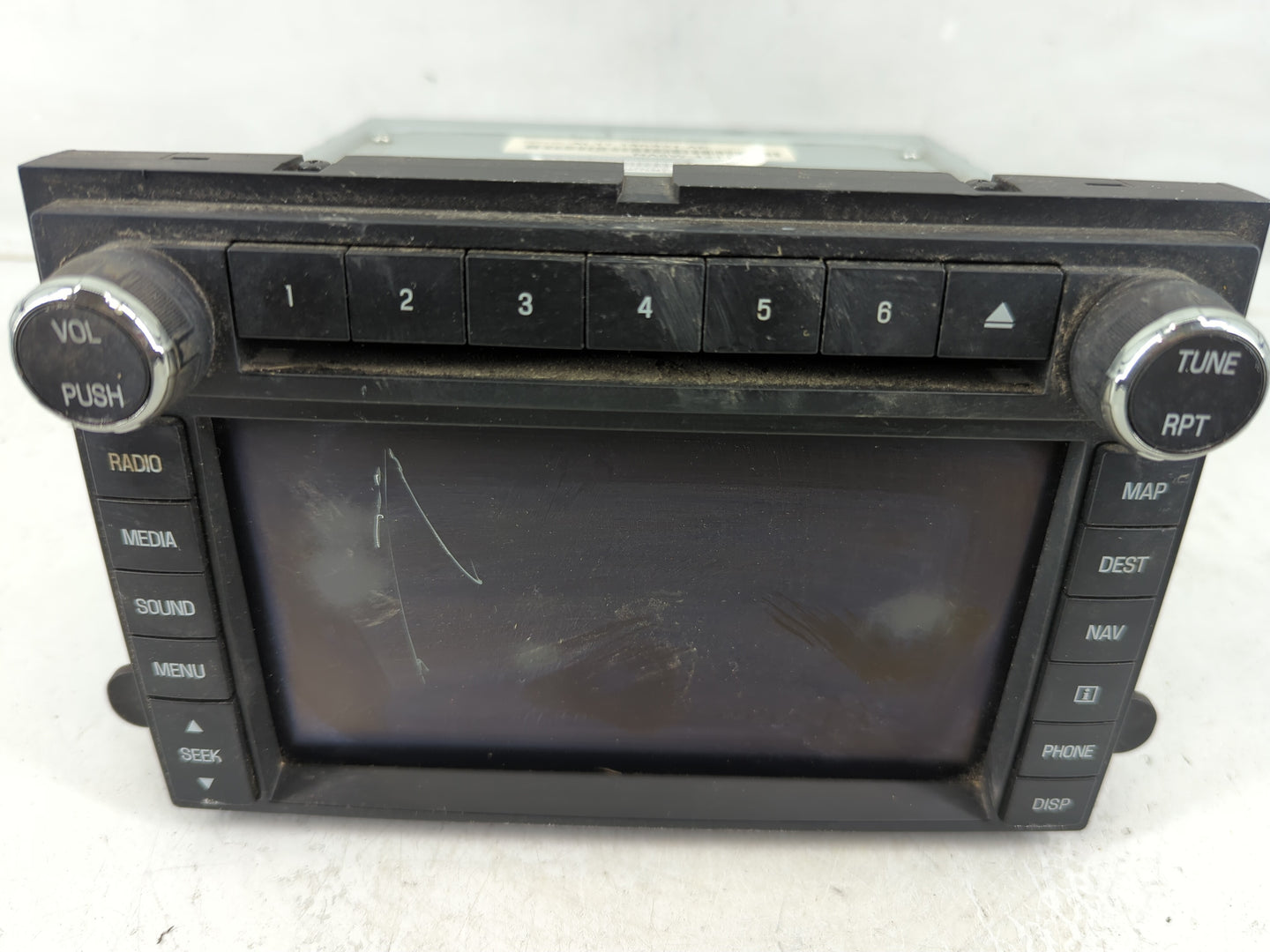 2010 Ford Edge Radio AM FM Cd Player Receiver Replacement P/N:UQW1911 NA6W-4211GB Fits Fits 2009 OEM Used Auto Parts - Oemus