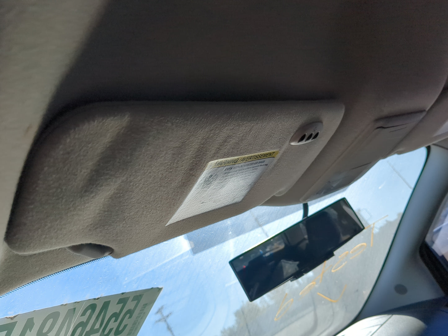 2007-2010 Ford Edge Sun Visor Shade Replacement Driver Left Mirror Fits Fits 2007 2008 2009 2010 OEM Used Auto Parts - Oemus