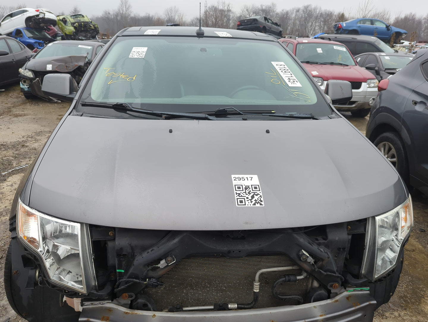 2007-2010 Ford Edge Hood Oem 1297721 - Oemusedautoparts1.com