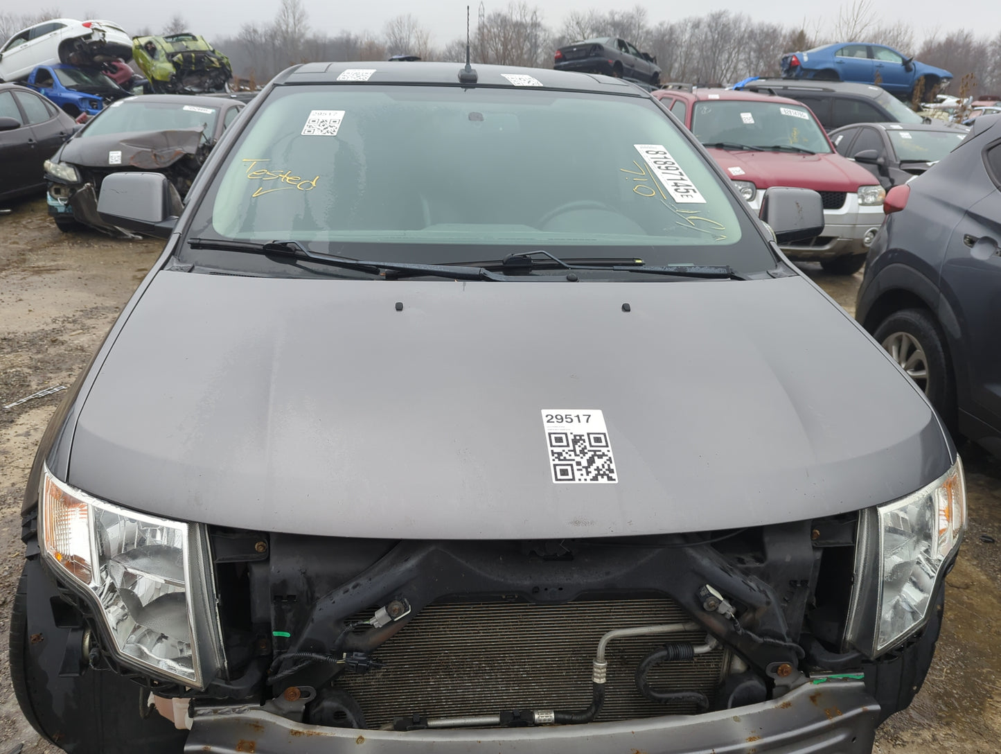 2007-2010 Ford Edge Hood Oem 1297721 - Oemusedautoparts1.com