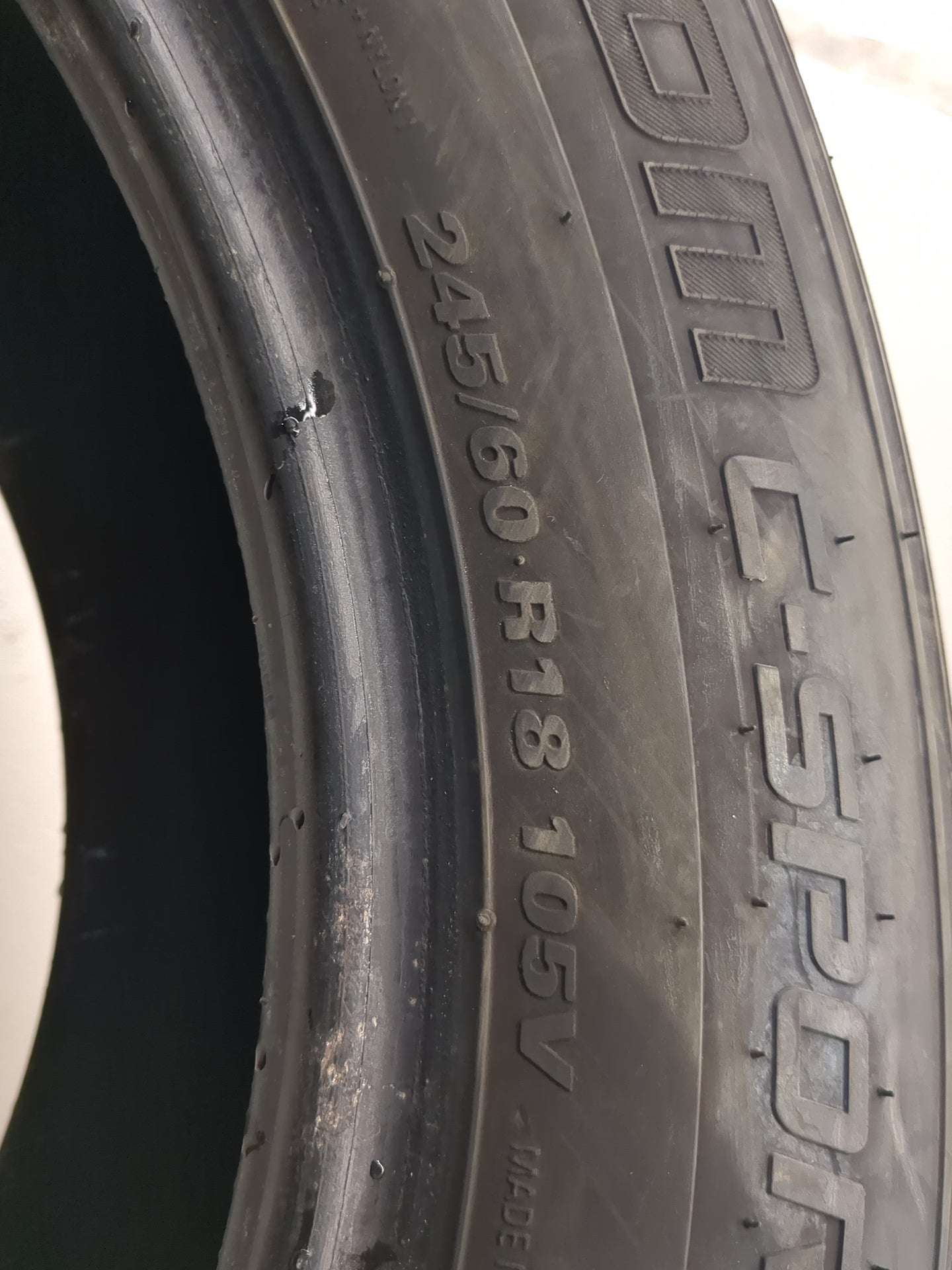 Used Tire 245/60R18 PHANTOM C-SPORT 105V - Tread Depth 9.5/32 - Oemusedautoparts1.com