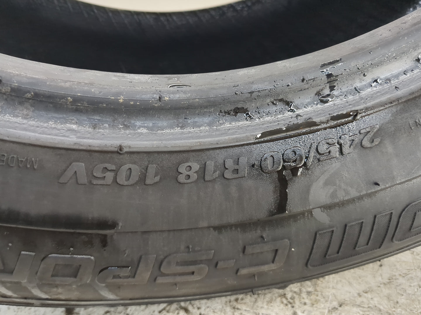 Used Tire 245/60R18 PHANTOM C-SPORT 105V - Tread Depth 10/32 - Oemusedautoparts1.com