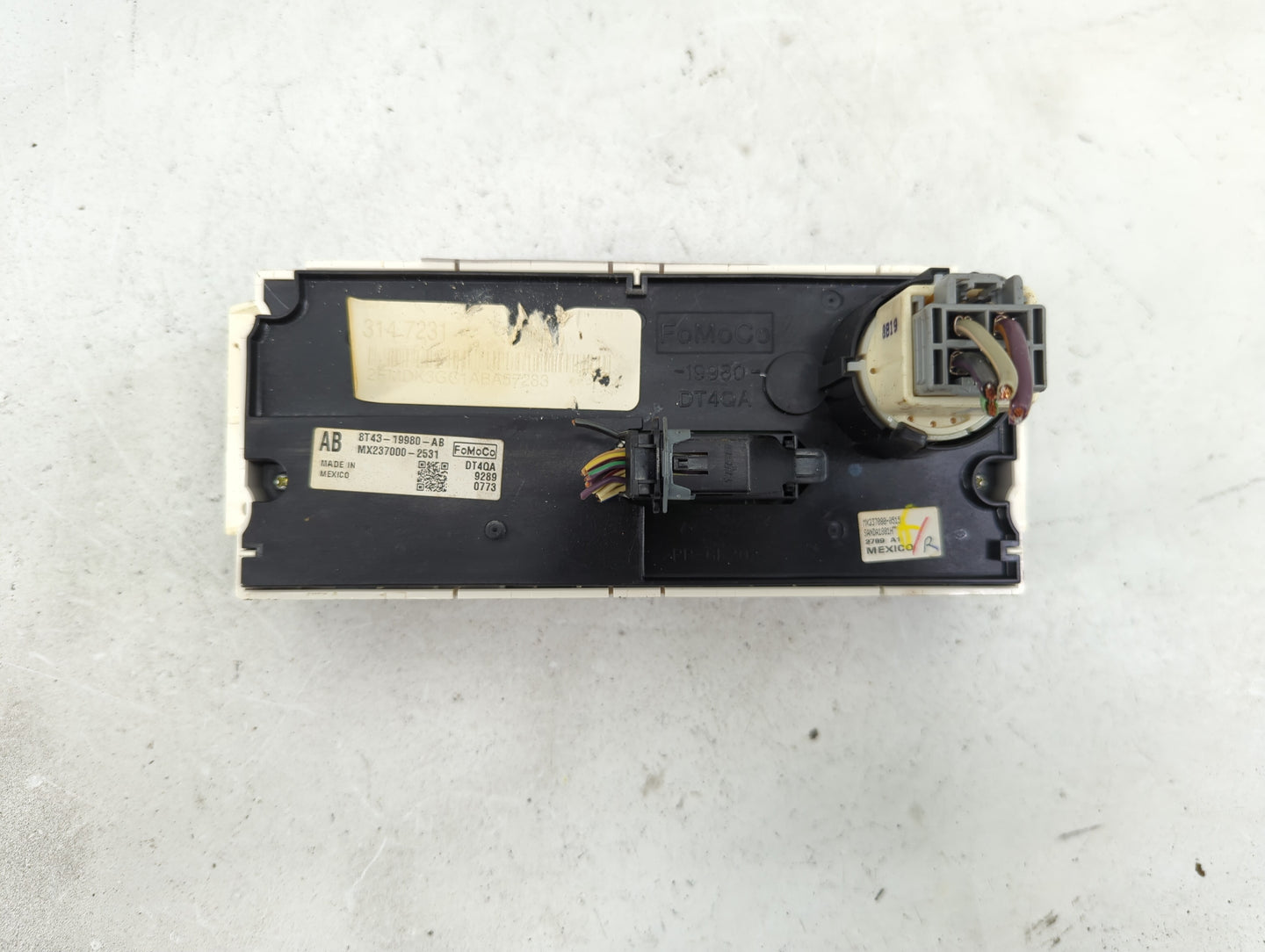 2007-2010 Ford Edge Climate Control Module Temperature AC/Heater Replacement P/N:8T43-19980-AB Fits Fits 2007 2008 2009 2010