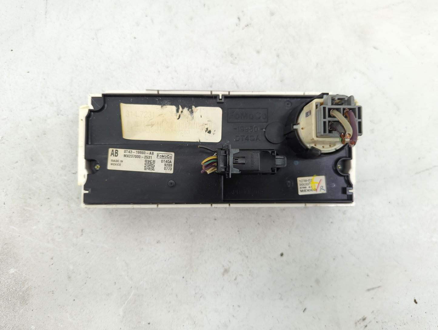 2007-2010 Ford Edge Climate Control Module Temperature AC/Heater Replacement P/N:8T43-19980-AB Fits Fits 2007 2008 2009 2010