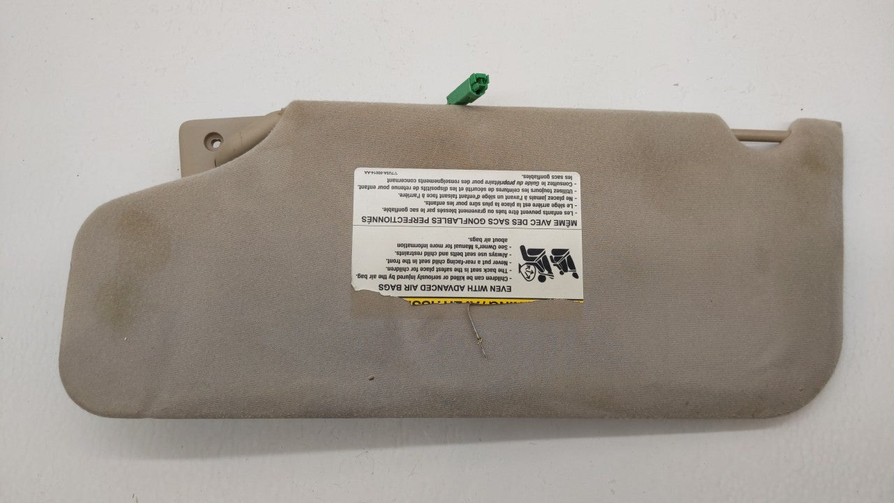 2007-2010 Ford Edge Sun Visor Shade Replacement Passenger Right Mirror Fits Fits 2007 2008 2009 2010 OEM Used Auto Parts - O