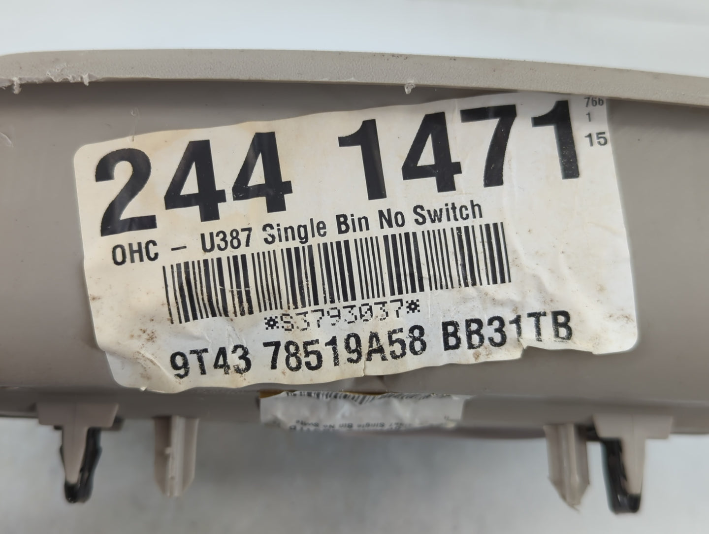 2009-2014 Ford Edge Overhead Roof Console 779781 - Oemusedautoparts1.com