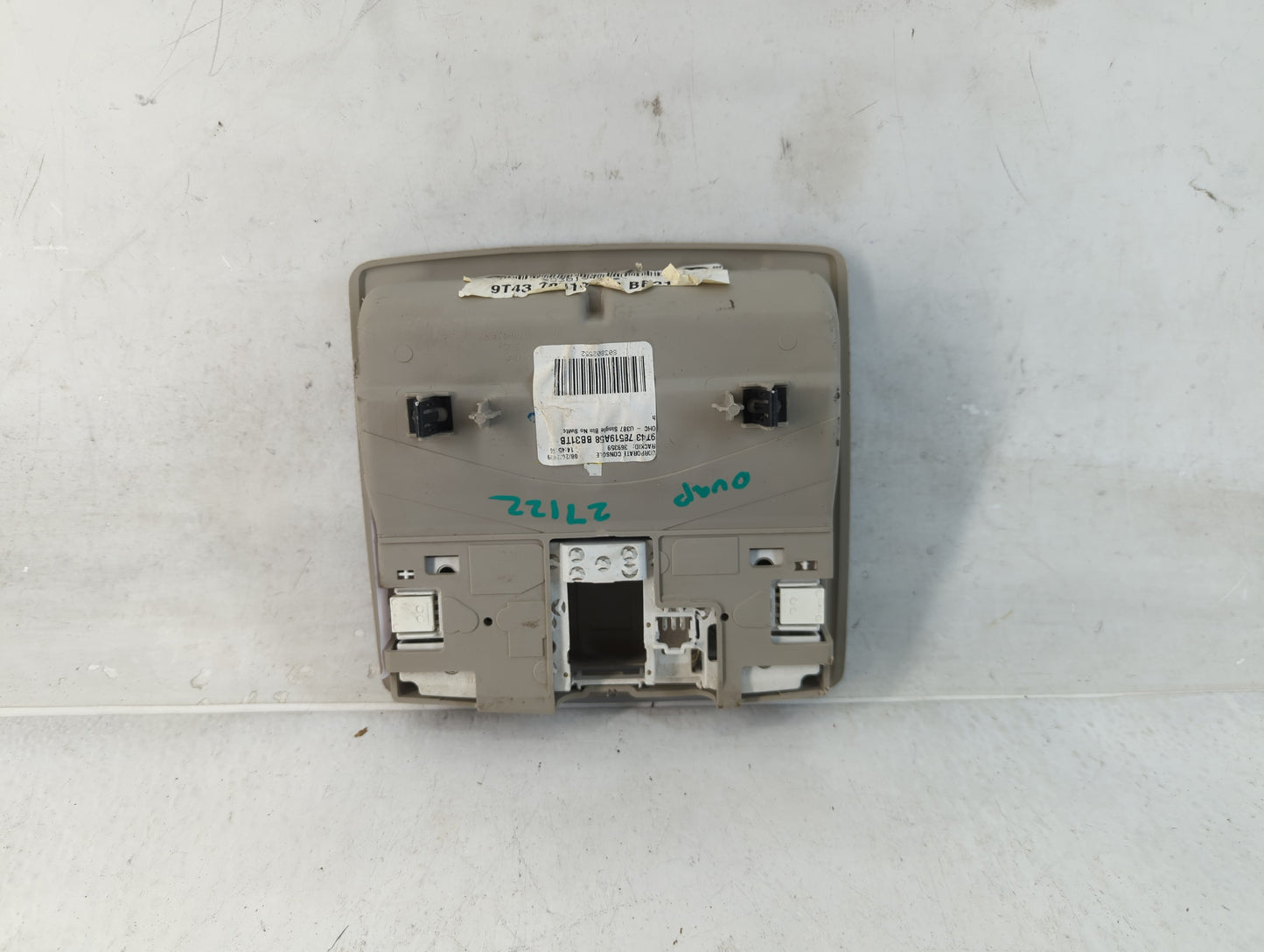2009-2014 Ford Edge Overhead Roof Console 819777 - Oemusedautoparts1.com