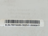 2010 Ford Escape Overhead Roof Console - Oemusedautoparts1.com