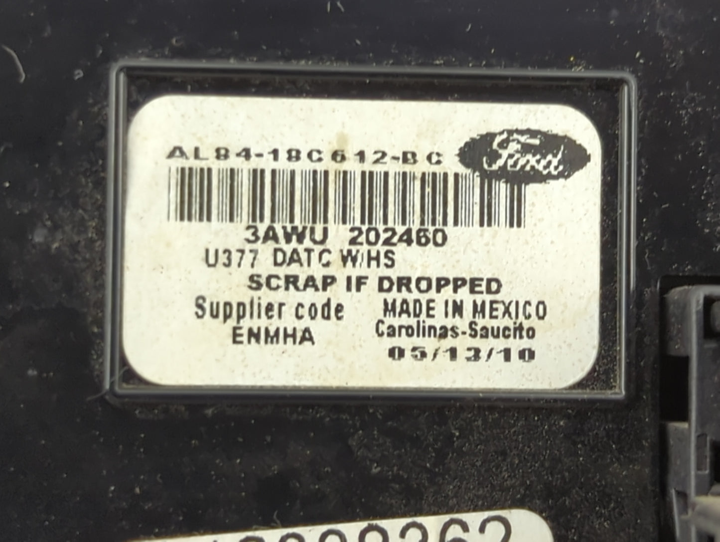 2010-2012 Ford Escape Climate Control Module Temperature AC/Heater Replacement P/N:AL84-18C612-BC AL84-18C612-A Fits OEM Use