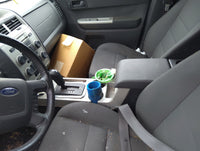 2009-2012 Ford Escape Center Floor Console Fits Fits 2009 2010 2011 2012 OEM Used Auto Parts - Oemusedautoparts1.com