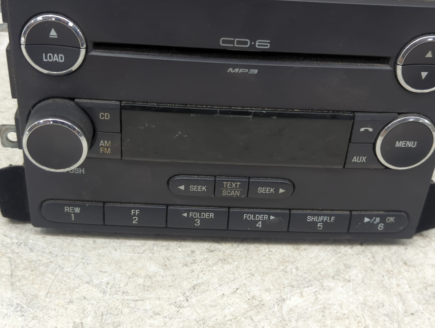 2010 Ford Expedition Radio AM FM Cd Player Receiver Replacement P/N:AL1T-18C815-JC 9XEF002380 Fits OEM Used Auto Parts - Oem