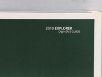 2010 Ford Explorer Owners Manual Book Guide P/N:AL2J 19A321 AA OEM Used Auto Parts - Oemusedautoparts1.com