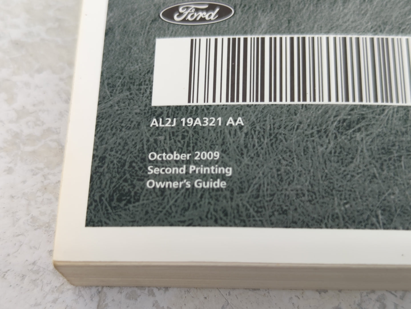 2010 Ford Explorer Owners Manual Book Guide P/N:AL2J 19A321 AA OEM Used Auto Parts - Oemusedautoparts1.com