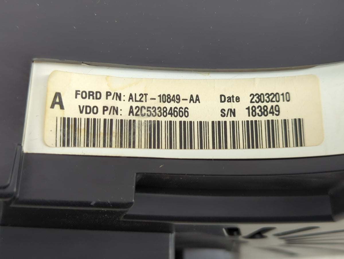 2010 Ford Explorer Instrument Cluster Speedometer Gauges P/N:AL2T-10849-AA Miles:255K Fits OEM Used Auto Parts - Oemusedauto