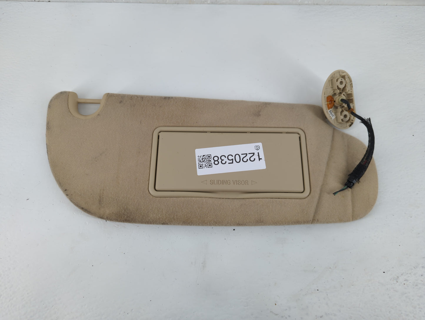 2010 Ford Explorer Sun Visor Shade Replacement Passenger Right Mirror Fits OEM Used Auto Parts - Oemusedautoparts1.com