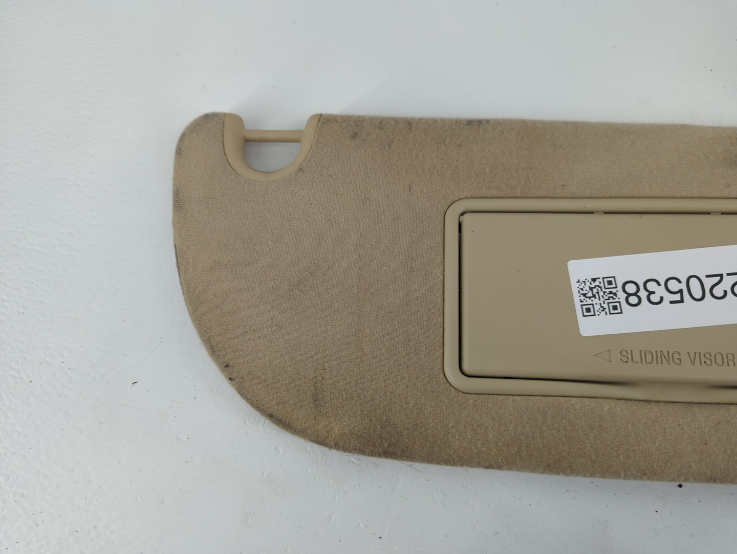 2010 Ford Explorer Sun Visor Shade Replacement Passenger Right Mirror Fits OEM Used Auto Parts - Oemusedautoparts1.com