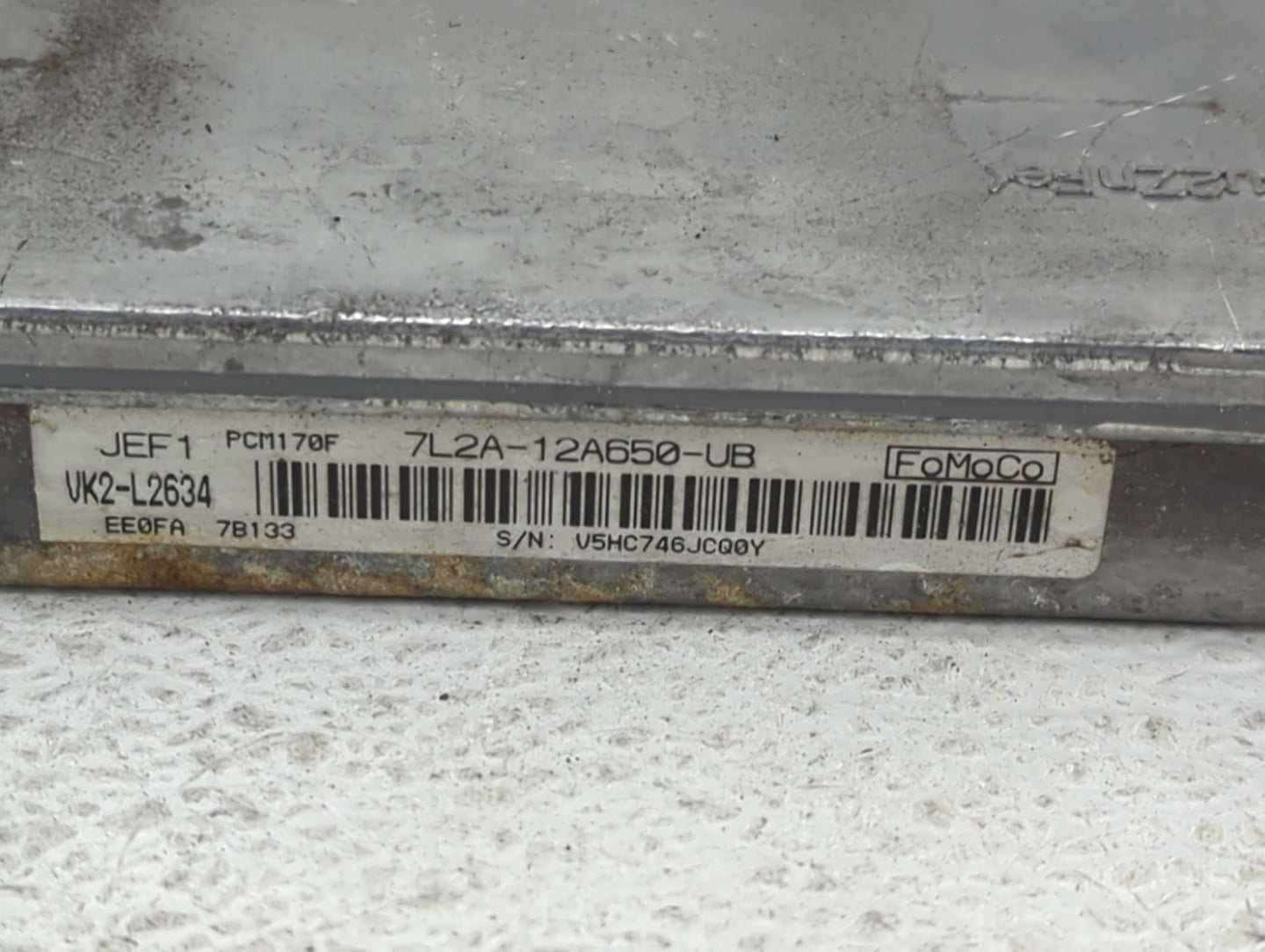 2007-2010 Ford Explorer PCM Engine Control Computer ECU ECM PCU OEM P/N:7L2A-12A650-UB Fits Fits 2007 2008 2009 2010 OEM Use