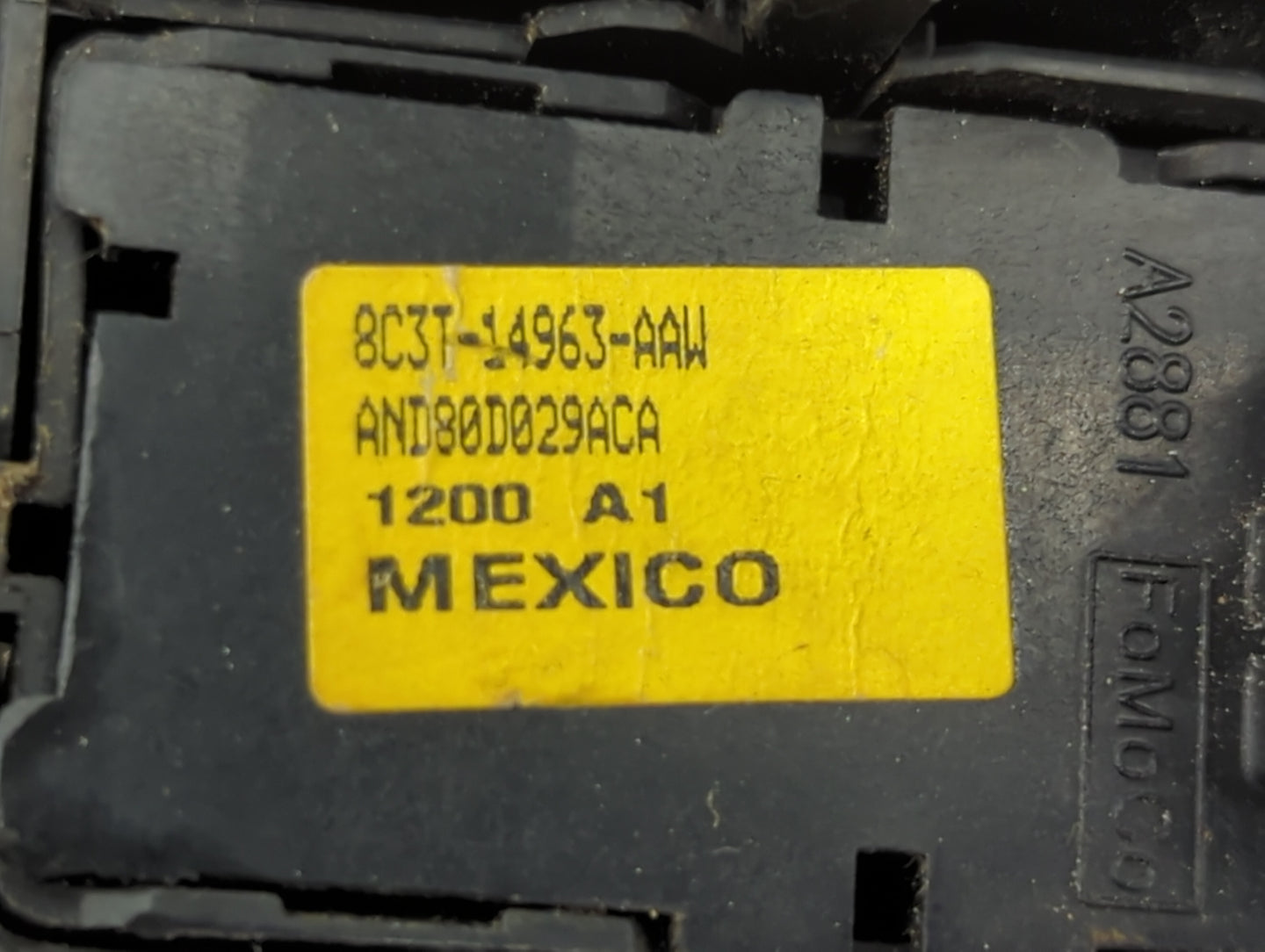 2008-2010 Ford Explorer Master Power Window Switch Replacement Driver Side Left P/N:8C3T-14963-AAW 8L2T-14B133-BABCDC Fits O