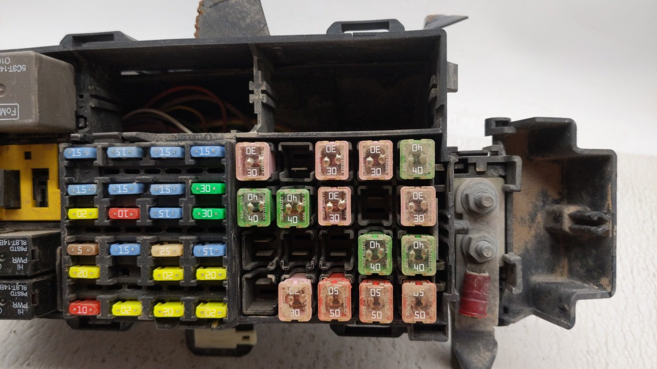 2002-2010 Ford Explorer Fusebox Fuse Box Panel Relay Module P/N:6L2T-14398-TH 4L2T14398HE Fits OEM Used Auto Parts - Oemused