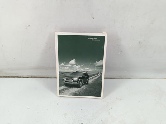 2010 Ford Explorer Owners Manual Book Guide P/N:AL2J 19A321 AA OEM Used Auto Parts - Oemusedautoparts1.com