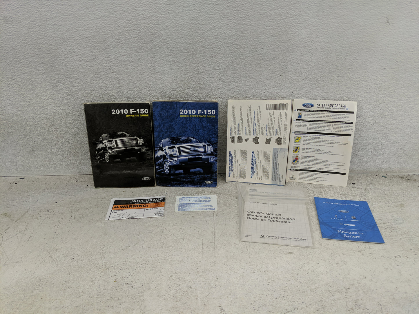 2010 Ford F-150 Owners Manual Book Guide OEM Used Auto Parts - Oemusedautoparts1.com