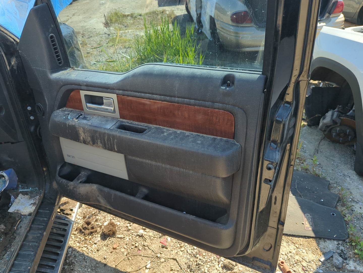 2010 Ford F-150 Front Right Passenger Interior Door Panel Trim - Oemusedautoparts1.com