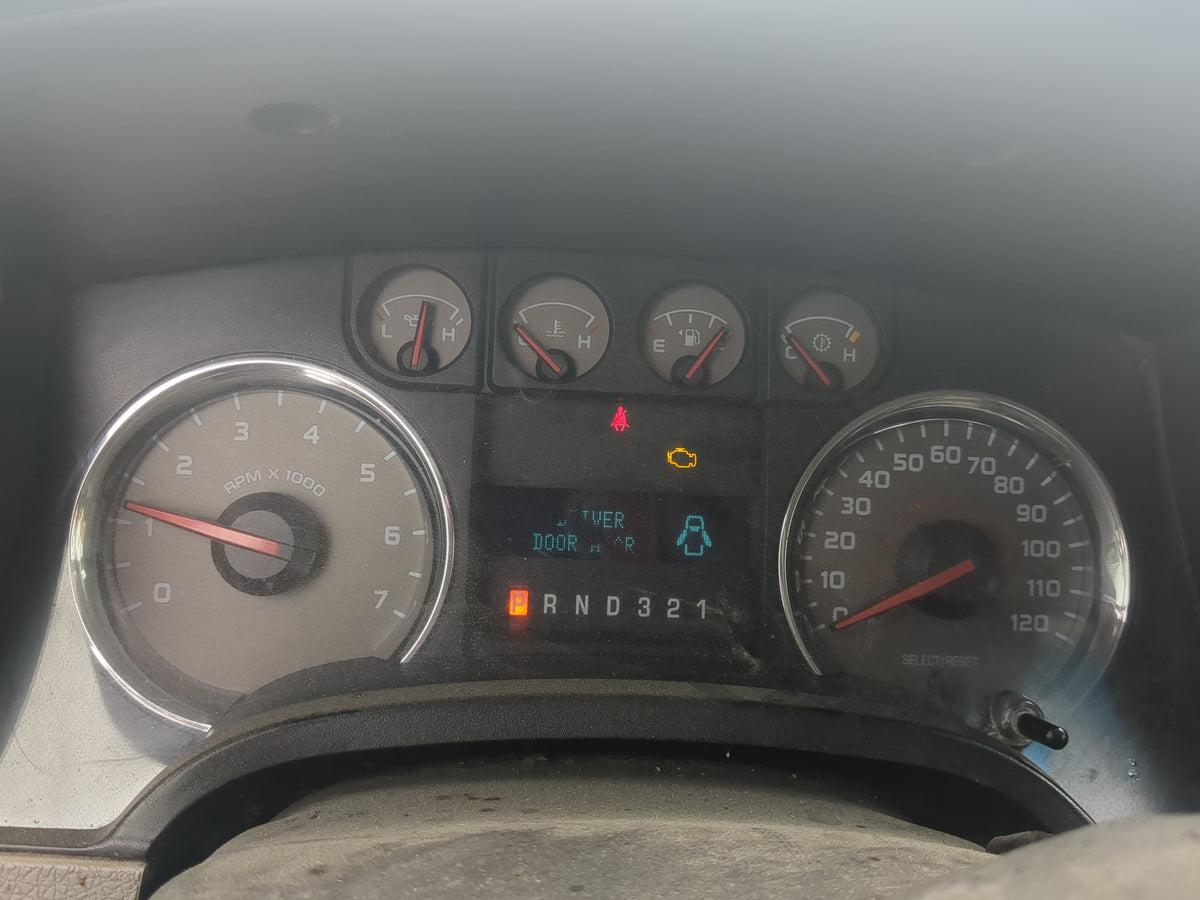 2010 Ford F-150 Instrument Cluster Speedometer Gauges Miles:280K Fits OEM Used Auto Parts - Oemusedautoparts1.com
