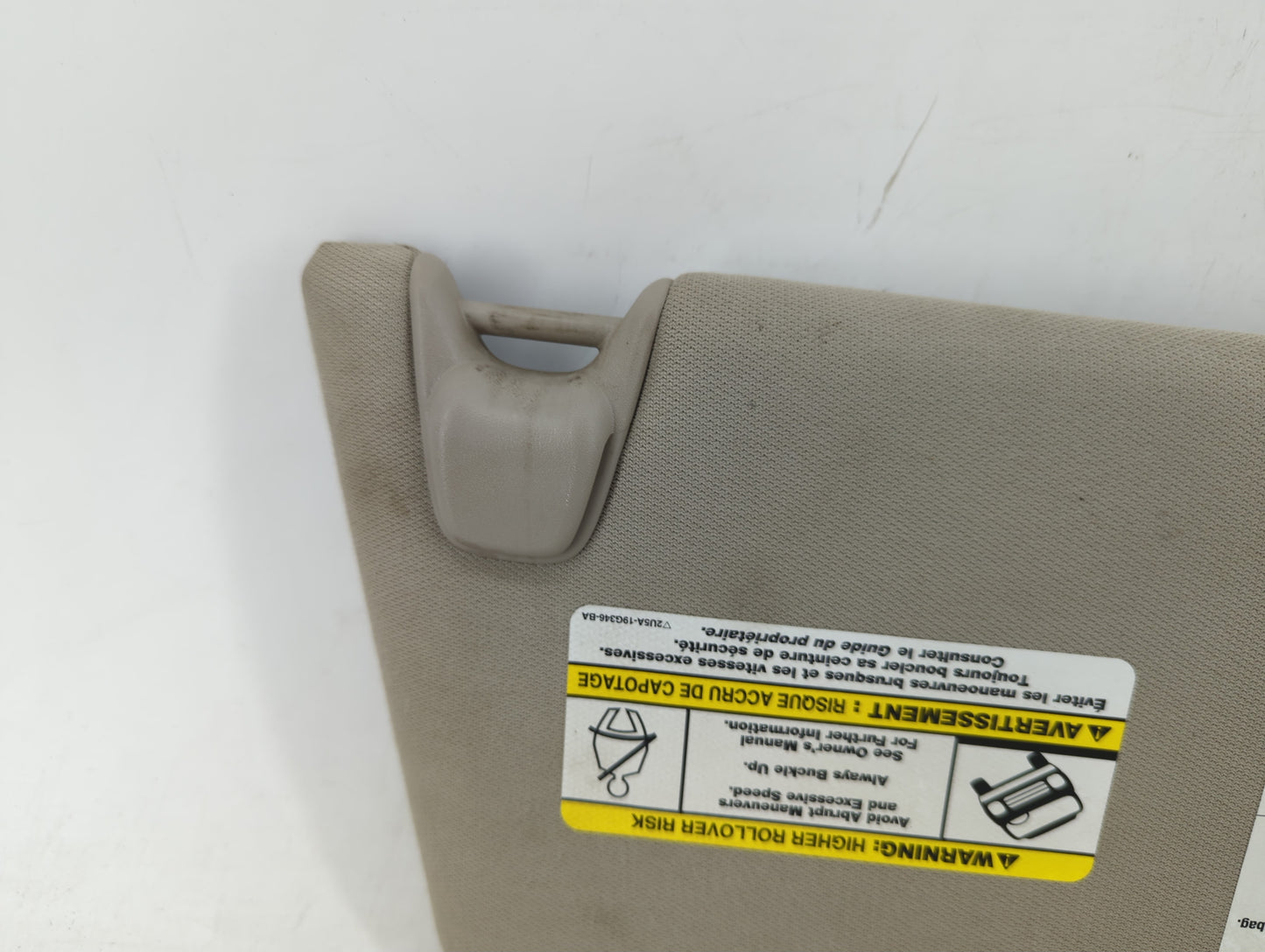 2010 Ford F-150 Sun Visor Shade Replacement Driver Left Mirror Fits OEM Used Auto Parts - Oemusedautoparts1.com