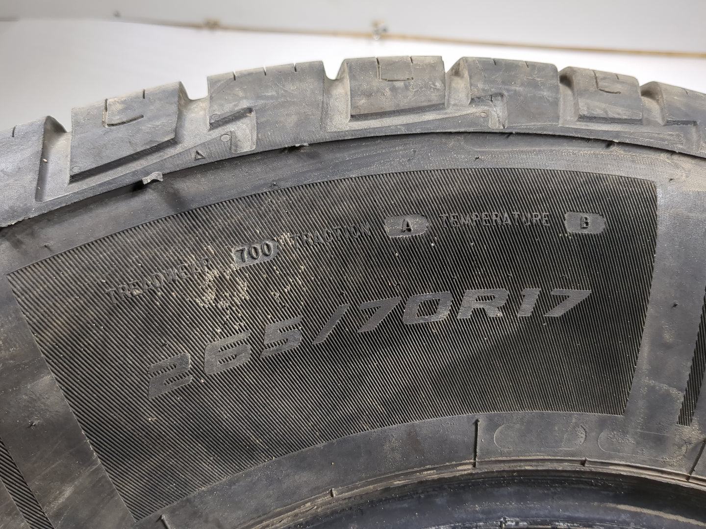 Used Tire 265/70R17 MASTERCRAFT COURSER QUEST 115T - Tread Depth 8/32 - Oemusedautoparts1.com