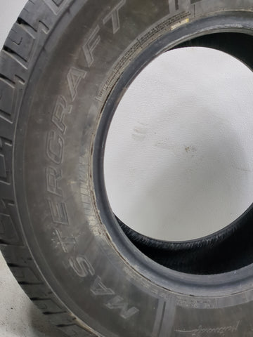 Used Tire 265/70R17 MASTERCRAFT COURSER QUEST 115T - Tread Depth 8/32