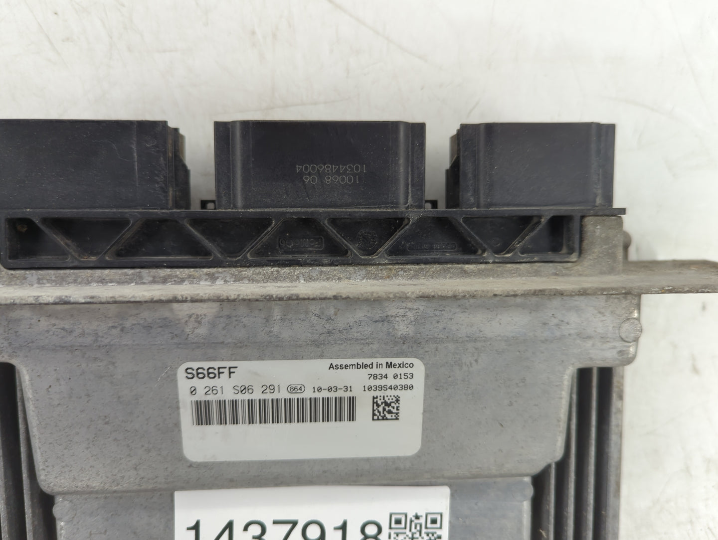 2010 Ford F-150 PCM Engine Control Computer ECU ECM PCU OEM P/N:AL3A-12A650-DMA, 0261S06291, 9C2A-12B684-AD, 1034486004 Fits