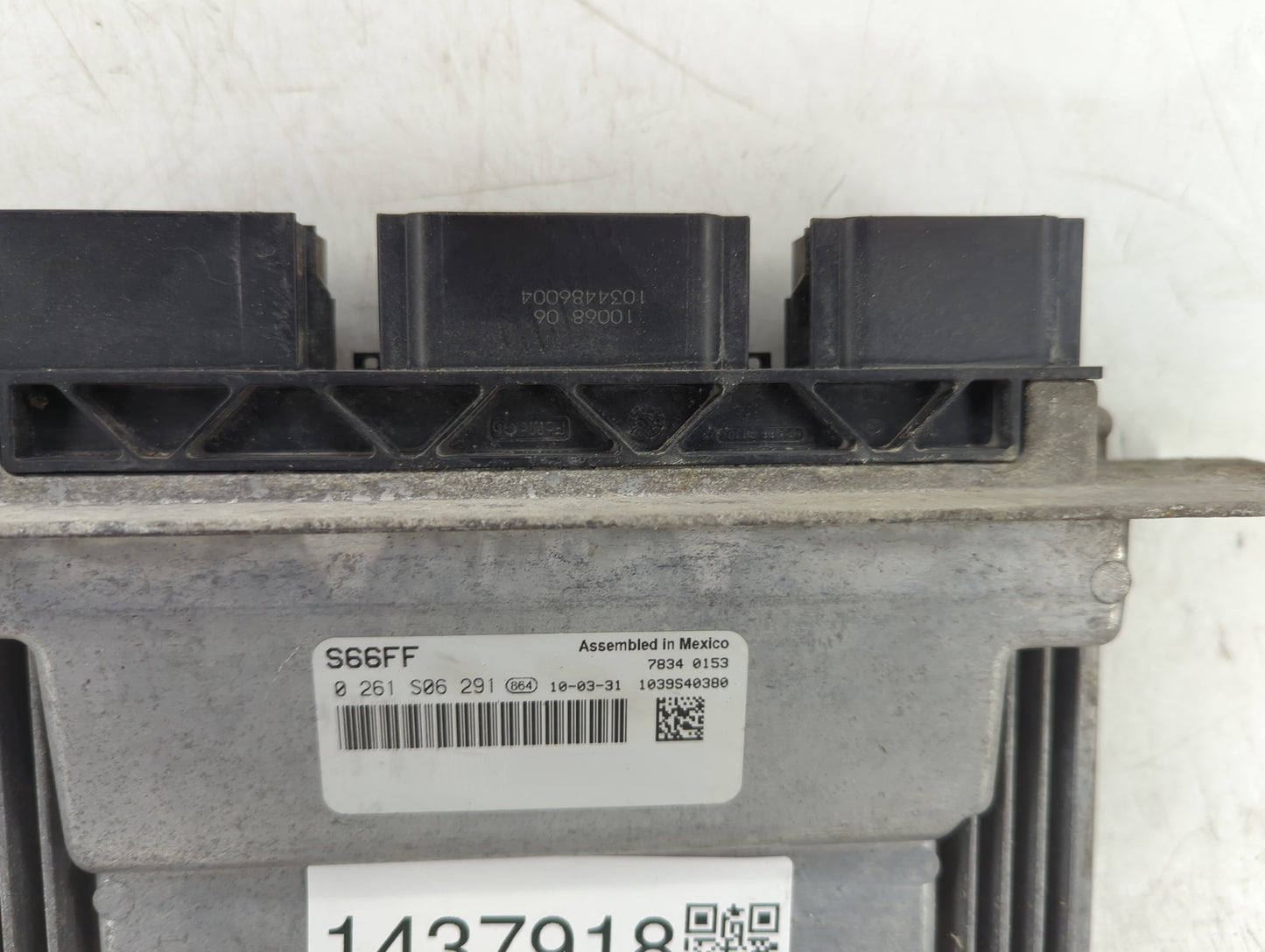 2010 Ford F-150 PCM Engine Control Computer ECU ECM PCU OEM P/N:AL3A-12A650-DMA, 0261S06291, 9C2A-12B684-AD, 1034486004 Fits