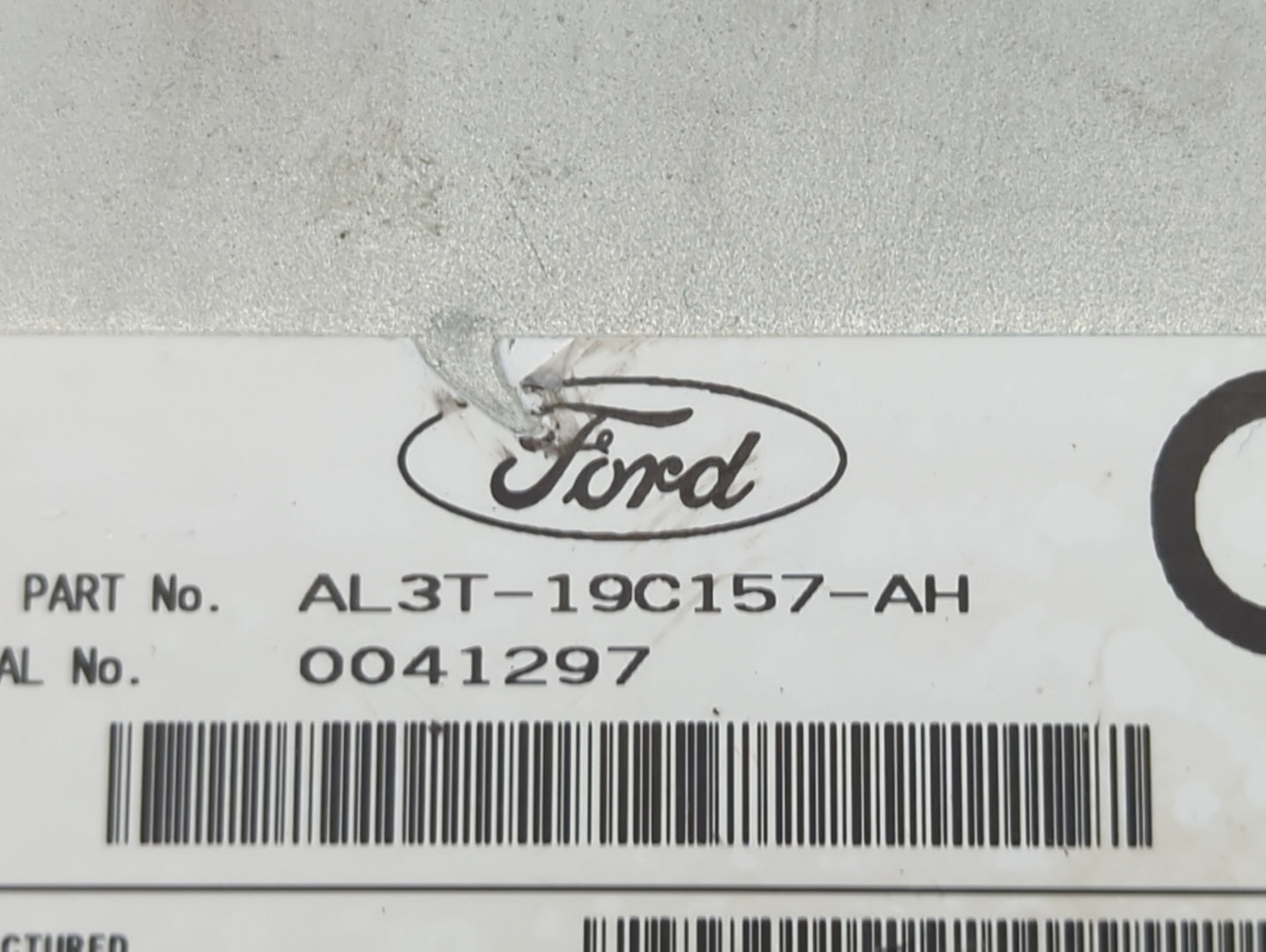 2009-2010 Ford F-150 Radio AM FM Cd Player Receiver Replacement P/N:PU-3165A-H AL3T-19C157-AH Fits Fits 2009 2010 OEM Used A