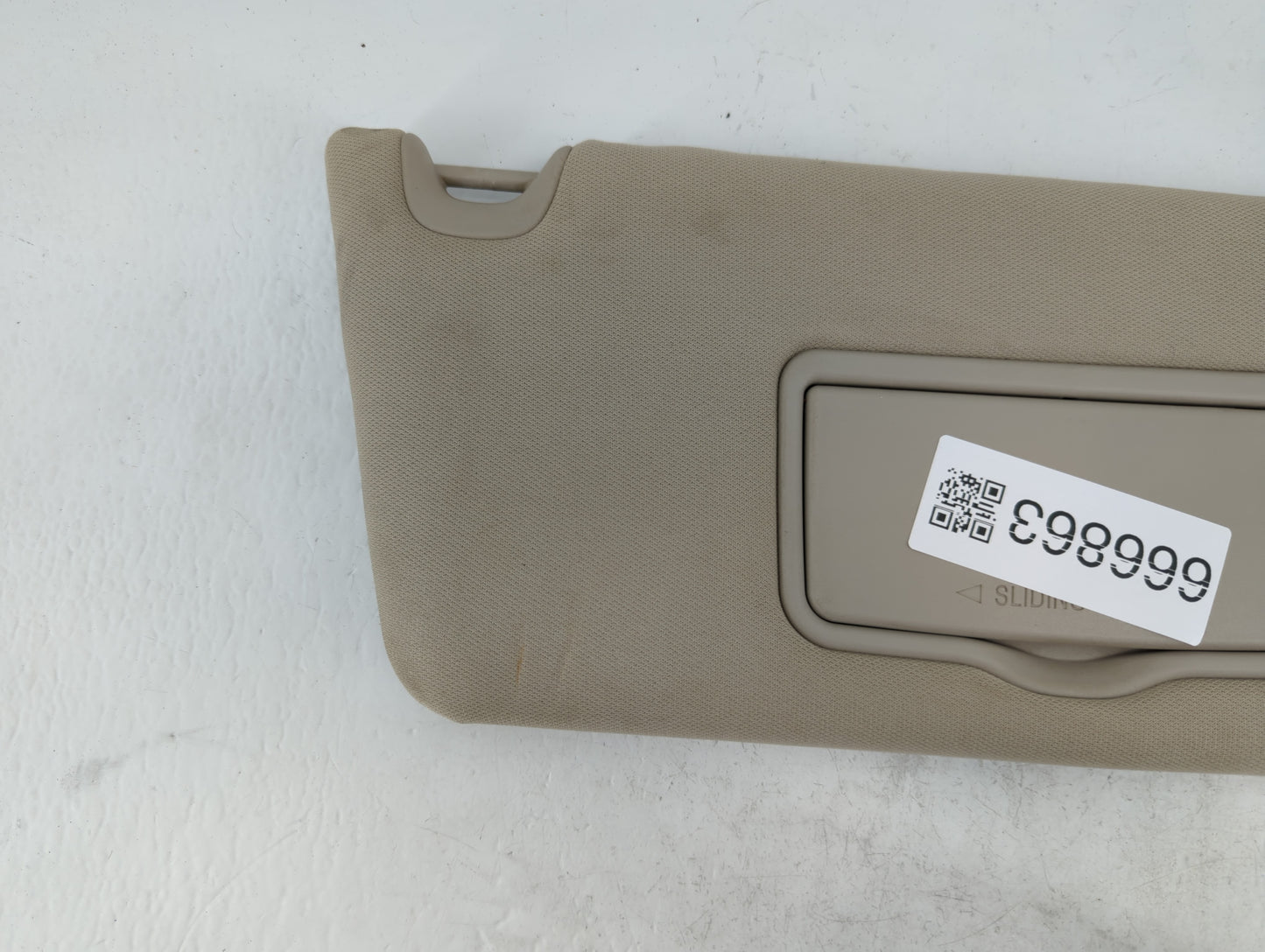 2010 Ford F-150 Sun Visor Shade Replacement Passenger Right Mirror Fits OEM Used Auto Parts - Oemusedautoparts1.com