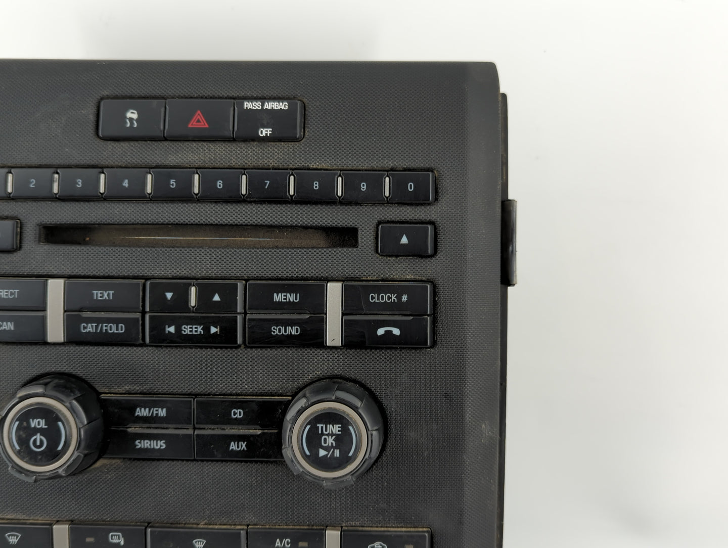 2010 Ford F-150 Radio AM FM Cd Player Receiver Replacement P/N:AL3T-18A802-HB Fits OEM Used Auto Parts - Oemusedautoparts1.c