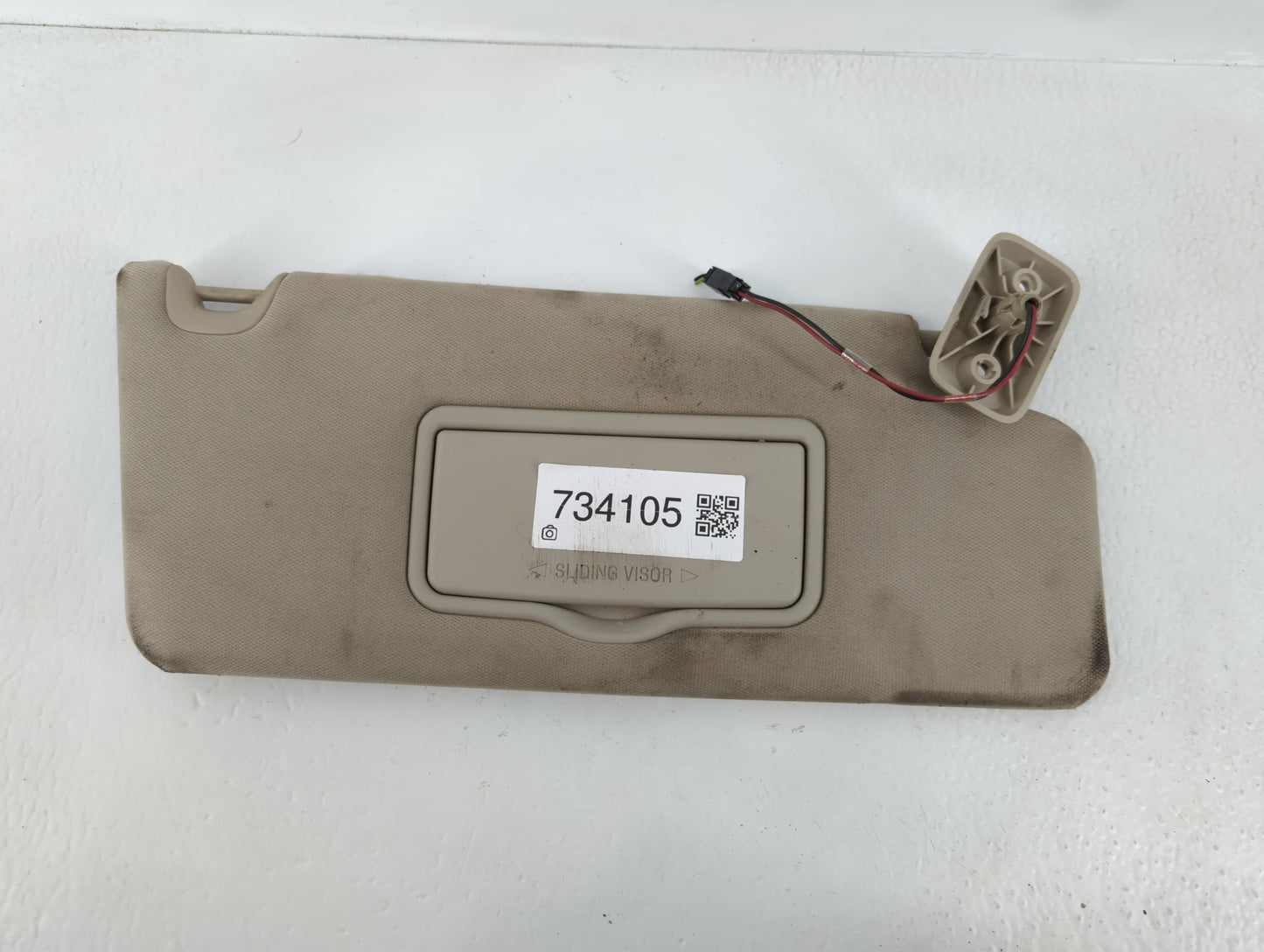 2009-2010 Ford F-150 Sun Visor Shade Replacement Passenger Right Mirror Fits Fits 2009 2010 OEM Used Auto Parts - Oemusedaut