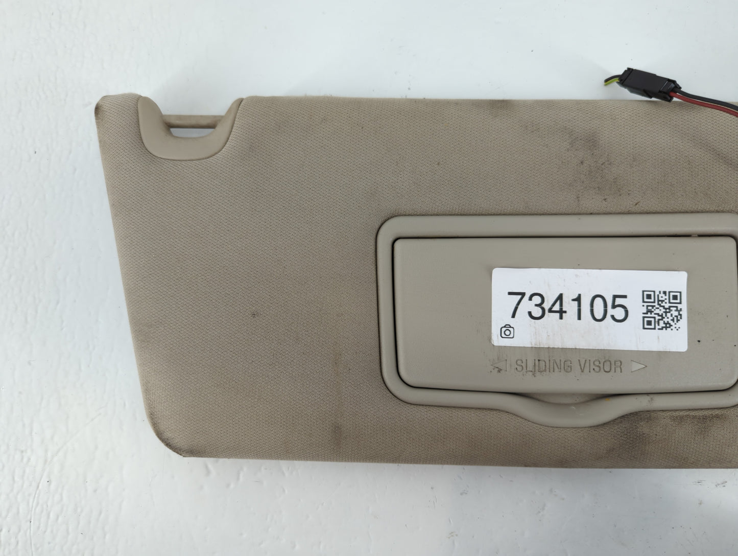 2009-2010 Ford F-150 Sun Visor Shade Replacement Passenger Right Mirror Fits Fits 2009 2010 OEM Used Auto Parts - Oemusedaut