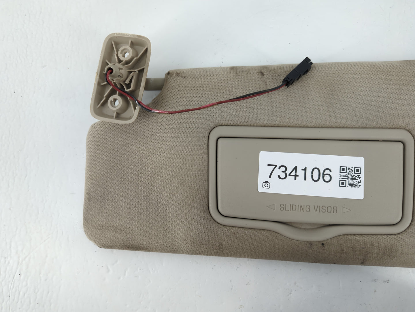 2009-2010 Ford F-150 Sun Visor Shade Replacement Driver Left Mirror Fits Fits 2009 2010 OEM Used Auto Parts - Oemusedautopar