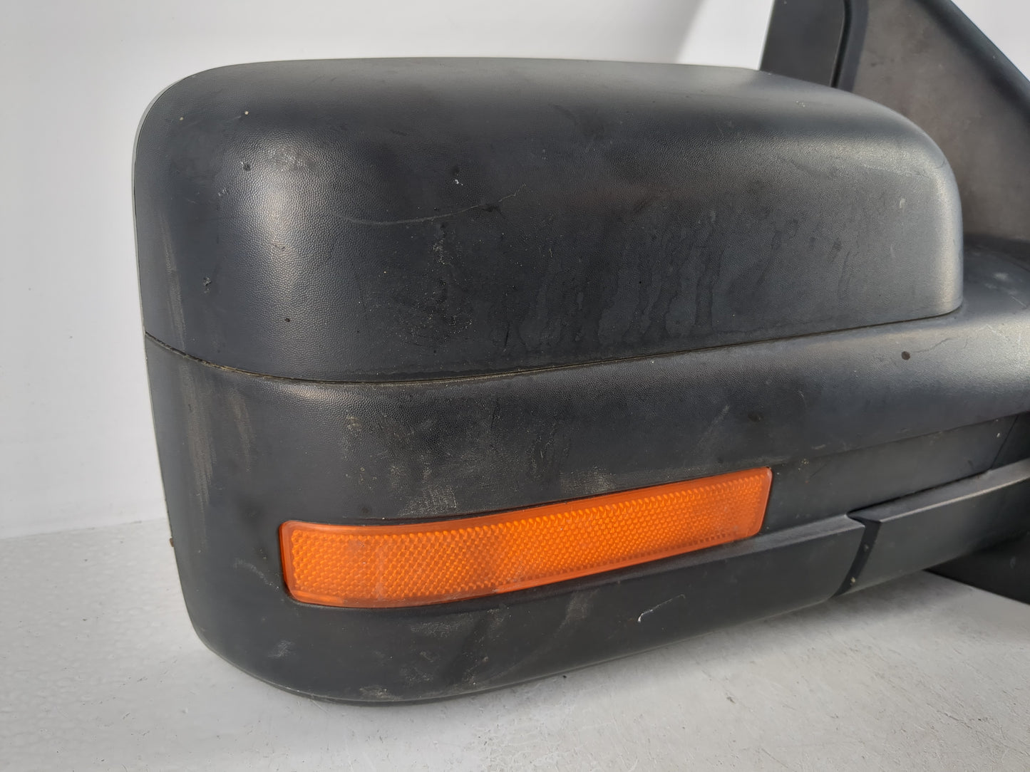 2009-2010 Ford F-150 Passenger Right Side View Manual Door Mirror Black - Oemusedautoparts1.com