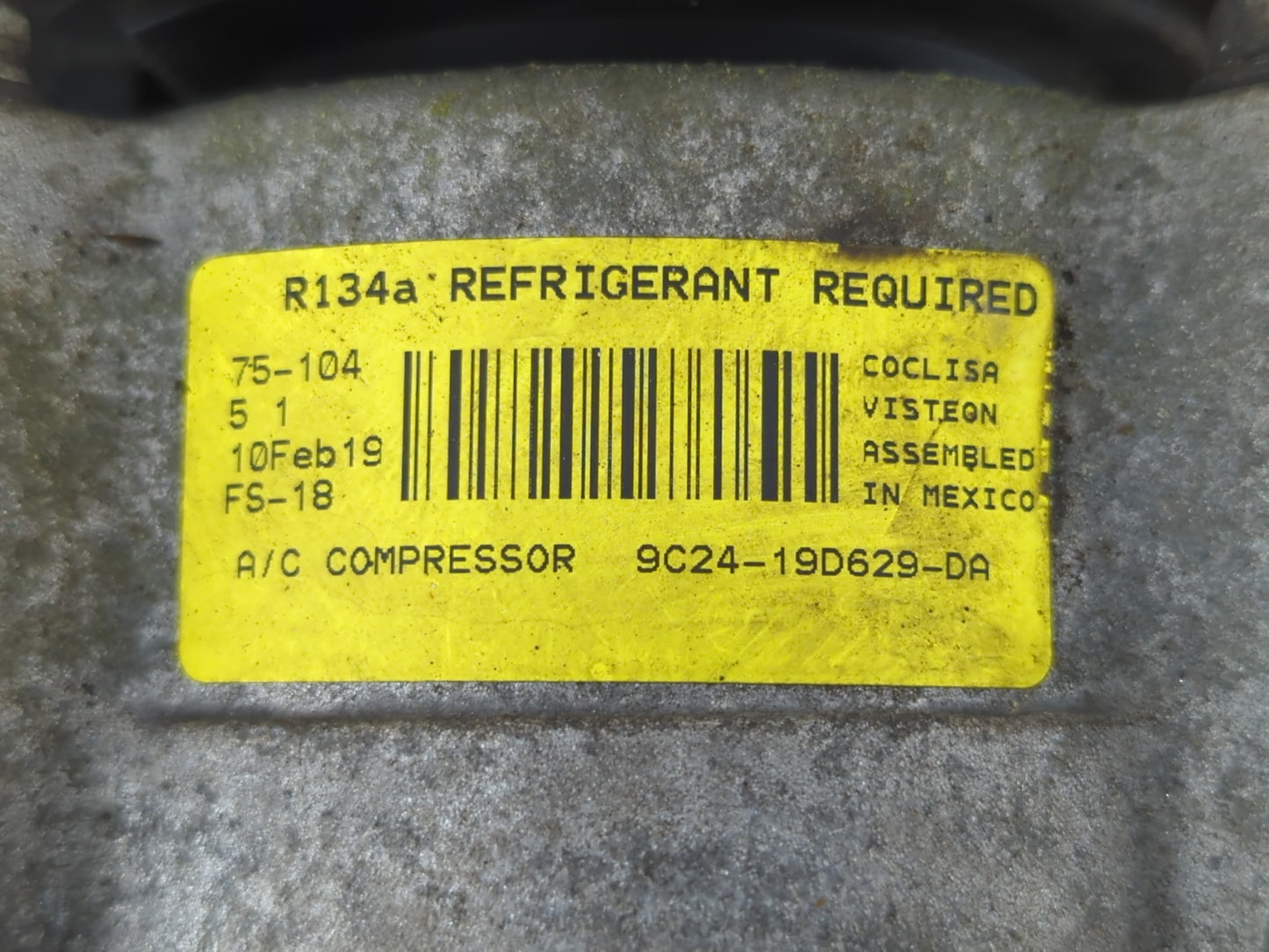 2010 Ford F-450 Super Duty Air Conditioning A/c Ac Compressor Oem - Oemusedautoparts1.com