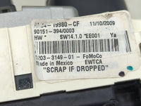 2010 Ford F150 Climate Control Module Temperature AC/Heater Replacement P/N:AL34-19980-CF 9L203-3149-01 Fits OEM Used Auto P