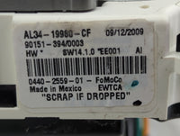 2010 Ford F150 Pickup Climate Control Module Temperature AC/Heater Replacement P/N:AL34-19980-CF 2677047 Fits OEM Used Auto 