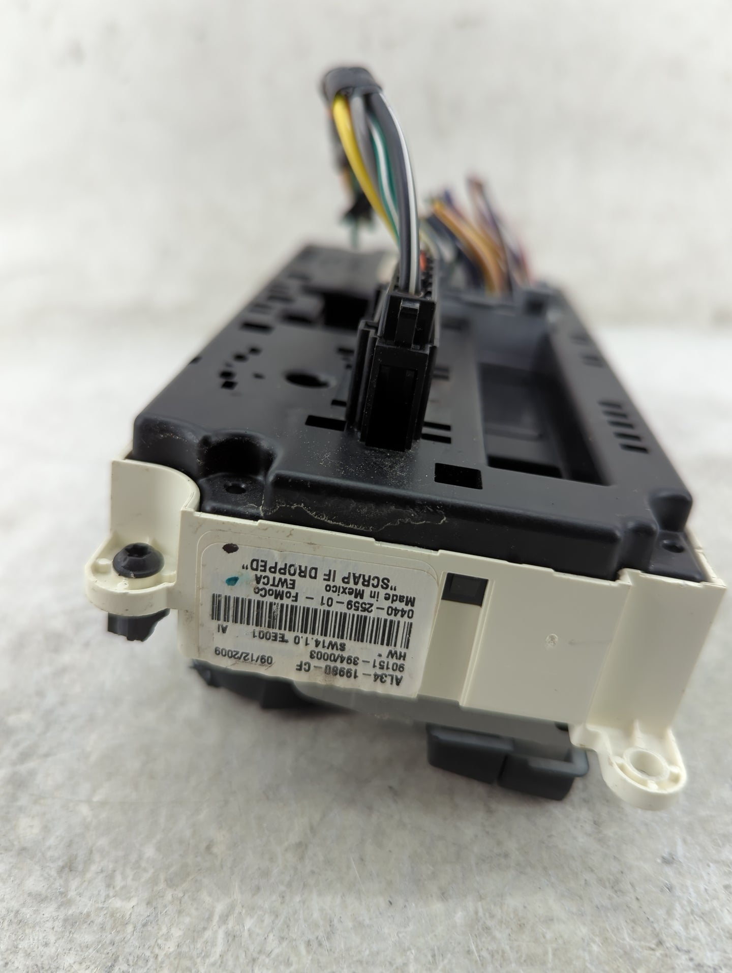 2010 Ford F150 Pickup Climate Control Module Temperature AC/Heater Replacement P/N:AL34-19980-CF 2677047 Fits OEM Used Auto 