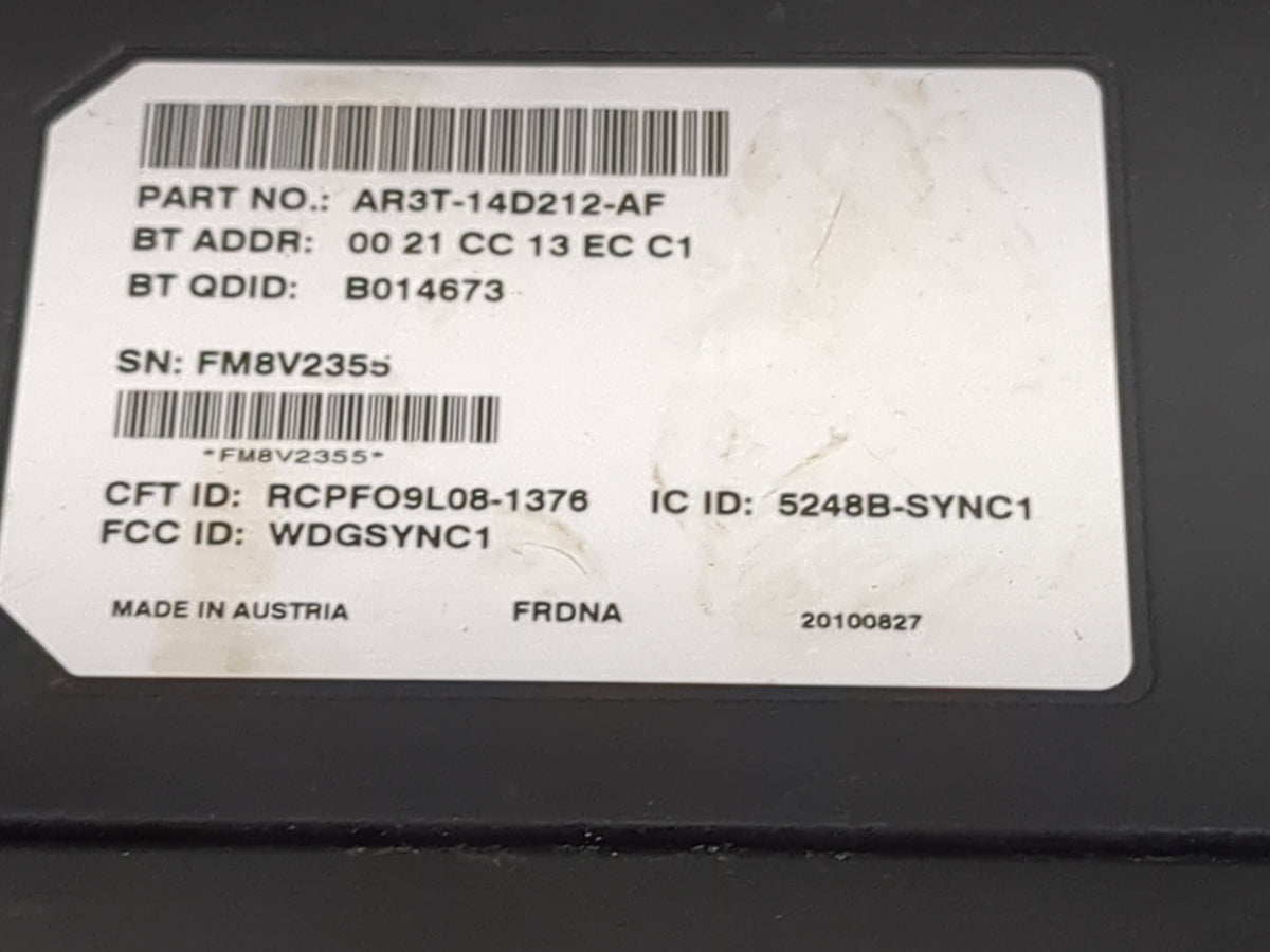 2011-2011 Ford Fiesta Communication Control Module - Oemusedautoparts1.com