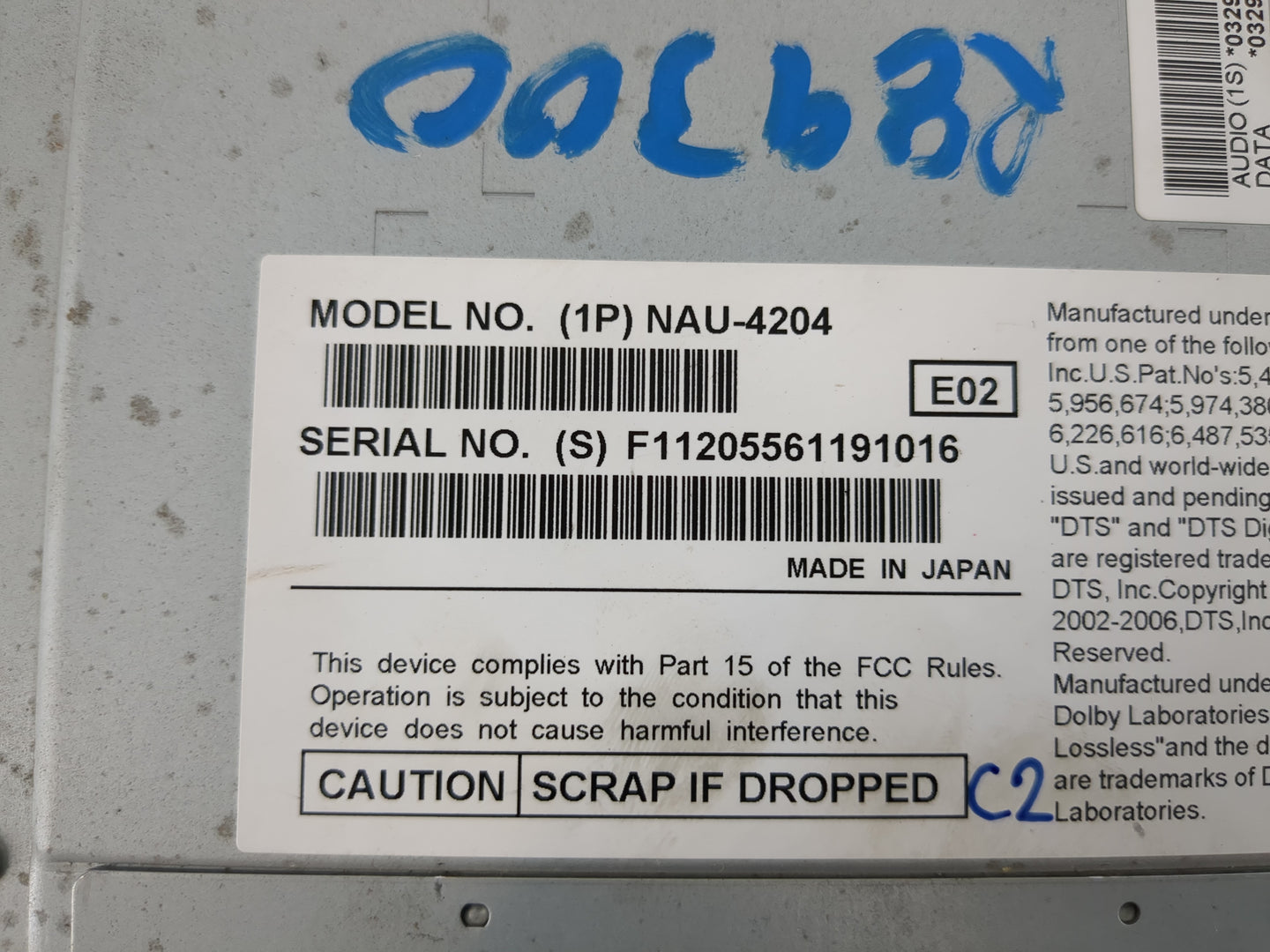 2010 Ford Flex Radio AM FM Cd Player Receiver Replacement Fits OEM Used Auto Parts - Oemusedautoparts1.com
