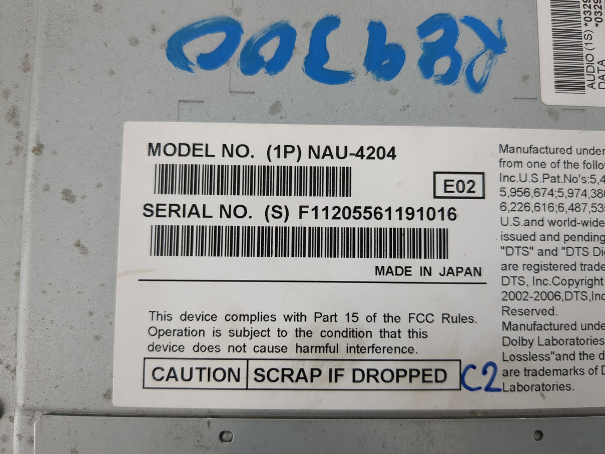 2010 Ford Flex Radio AM FM Cd Player Receiver Replacement OEM Used Auto Parts - Oemusedautoparts1.com
