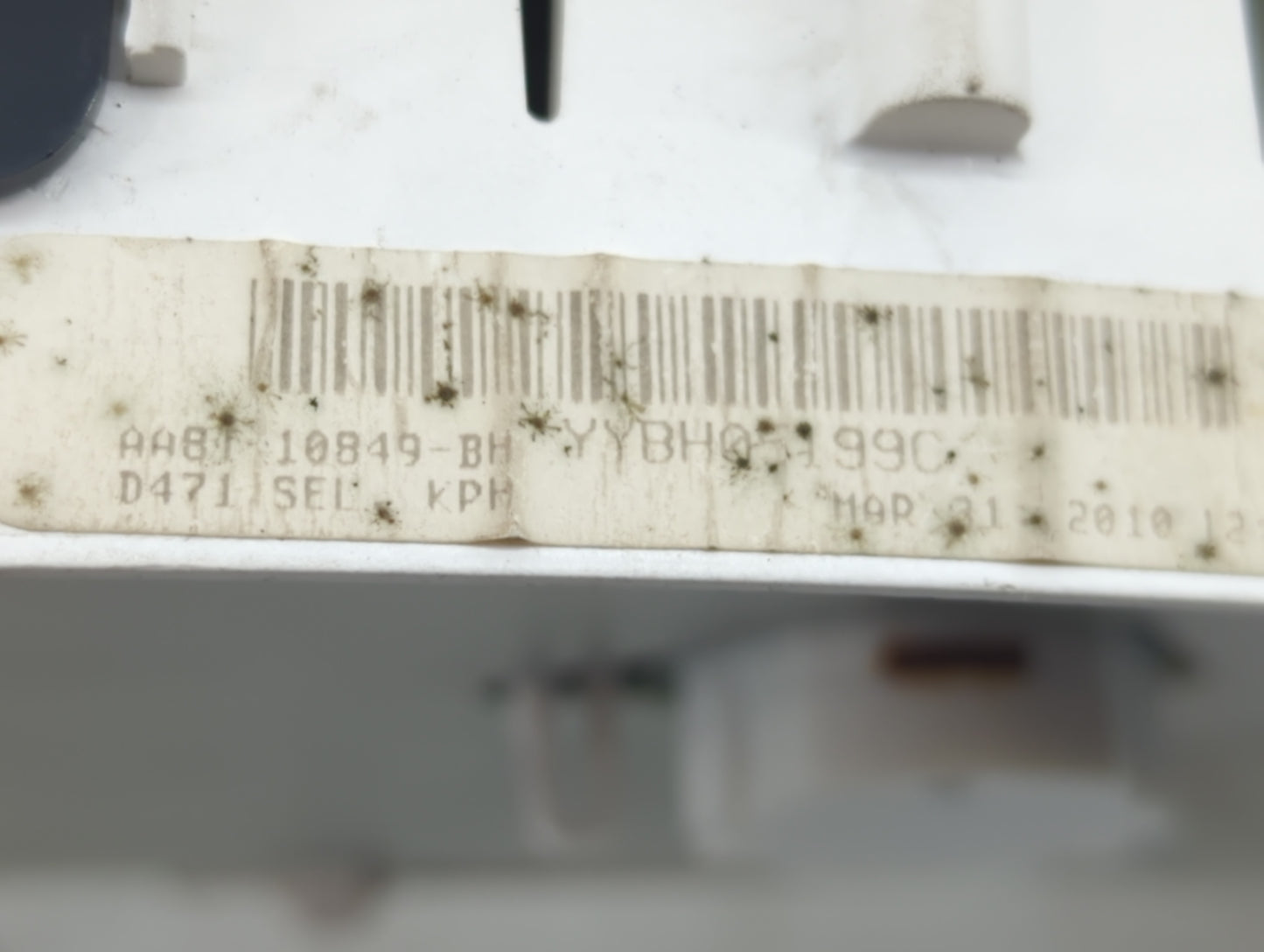 2010 Ford Flex Instrument Cluster Speedometer Gauges P/N:AA8T-10849-BH Fits OEM Used Auto Parts - Oemusedautoparts1.com