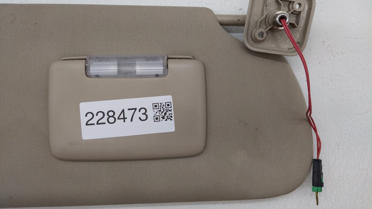 2009-2012 Ford Flex Sun Visor Shade Replacement Passenger Right Mirror Fits Fits 2009 2010 2011 2012 OEM Used Auto Parts - O